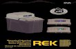 REK · 5.7 programmazione del modello rek cronometrico (fig.6) etichetta gialla (password) 5.8 programmazione del modello rek volumetrico (fig.7) etichetta rossa (password) 5.8.1
