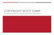 COPYRIGHT BOOT CAMP · 2019. 10. 4. · Spoladore using CommonsHelper, licensed under a CC BY-SA 3.0 license. WHAT IS COPYRIGHTABLE? ...