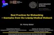 Best Practices forBiobanking –Examples from the Leipzig ......also hairat roomtemperature Leipzig Research Center forCivilizationDiseases This publication is supported by LIFE -Leipzig
