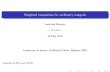 Weighted inequalities for oscillatory integralsstovall/christcon2016/Bennett.pdf · Jonathan Bennett (U. Birmingham) Weighted inequalities for oscillatory integrals 19 May 2016 3