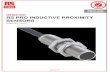 Datasheet RS PRO INDUCTIVE PROXIMITY SENSORS · 2021. 1. 21. · Stainless steel V2A, DIN 1.4305 / AISI 303 Plastic, LCP 50mm 46 mm Typ. 32 Nm 5) Mounting nut, V2A stainless steel,