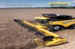 New HollaNd Headers - CNH Industrial...New Holland revolutionised the face of combine harvesting back in 1952, when the very first self-propelled combine harvester in Europe, the MZ,