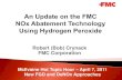 Robert (Bob) Crynack FMC Corporation · 2011. 4. 7. · Pumps Valves ... FMC has a patent application on destruction of NH3 using hydrogen peroxide FMC Confidential. FMC CONFIDENTIAL.