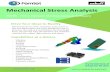 Mechanical Stress Analysis · 2021. 2. 26. · Mechanical Stress Analysis Mechanical stress solver simulates, just to name a few, the deformation and stress distribution due to pressure,