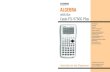ALGEBRA - Mr Waddell's sitemrwaddell.net/tech/docs/calcs/casio/Algebra and the FX... · 2015. 9. 4. · ALGEBRA with the Casio FX-9750G Plus Casio, Inc. ALGEBRA with the Casio FX-9750G