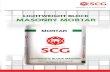 6)ISCG Trustmark of innovative quality LIGHTWEIGHT …...Specific Gravity of mix; g/cm3(ASTM C 188) Air Content; 0/0 (ASTM C 185) Water Retention; % (ASTM C 91) Time of Setting; minute