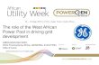 The role of the West African Power Pool in driving grid ......The role of the West African Power Pool in driving grid development AMOUSSOUGA ERIC CEO Francophone Africa, GENERAL ELECTRIC,