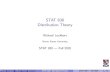 STAT 830 Distribution Theory - SFUlockhart/richard/830/20_3/lectures/...STAT830 DistributionTheory Richard Lockhart SimonFraser University STAT 830 — Fall 2020 RichardLockhart (Simon