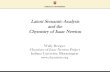 Latent Semantic Analysis and the Chymistry of Isaac Newton · 2020. 2. 6. · Newton's alchemical manuscripts include a rich and diverse set of document types, including laboratory