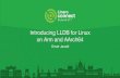 Introducing LLDB for Linux on Arm and AArch64...Debugger component of LLVM project. A modular, high-performance source-level debugger written in C++ Re-uses LLVM/Clang code JIT/IR