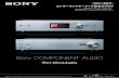Sony COMPONENT AUDIOアナログFIRフィルター搭載の高音質D/A変換回路 豊かな情報量を持つハイレゾ音源ファイルを より高音質で再生するには、高精度なD/A