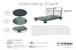 Delivery Cart - trienda.com · trienda.com | sales@trienda.com | 800-356-8150 Delivery Cart Specifications PRODUCT DIMENSIONS WEIGHT LBS DYNAMIC RATING COLOR STACK HEIGHT QUANTITY