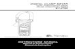 Pinza Amperimétrica Digital Alicate Amperímetro Digital ET-3702 · 2015. 8. 18. · DIGITAL CLAMP METER INSTRUCTIONS MANUAL Manual de Instrucciones Manual de Instruções *Only