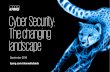 Cyber Security: The changing landscape...Regulatory Focus Areas −Evaluation of Cybersecurity Inherent Risk −Enterprise Risk Management and Oversight −Threat Intelligence and