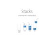 Stacks - Gorski CompScigorskicompsci.ca/ICS4U/4_Persistance/ppt6_StackCode.pdf · 2021. 1. 12. · ADT •Abstract Data Type •An standard object that is used for storing data; pop