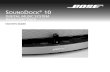 DIGITAL MUSIC SYSTEM Bluetooth Dock - Bose · 2016. 8. 30. · 4 English Overview The Bose ® SoundDock 10 Bluetooth® dock adds Bluetooth wireless technology capability to your SoundDock®