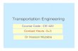 Transportation Engineering - Seismic Consolidation · Maximum Structural Take off weight Maximum Strucutral Landing Weight Zero fuel weight Operating empty weight Maximum structural
