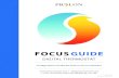 FOCUS GUIDE - Prolon · 2020. 11. 13. · REV. 7.3.0 / PL-FOC-T1100-F-EN 4 1 - Prolon Focus Software This guide will describe in detail the operating sequences and configuration variables