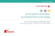 ACCOUNTS PAYABLE AUTOMATION FOR SMBs · 2018. 9. 4. · Accounts Payable Automation for SMBs | 9 EXTERNAL WORKFLOW MAKES OPERATIONS SEAMLESS Solutions that function inside the ERP