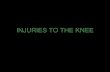 INJURIES TO THE KNEE - SPORTS MEDICINE - Home Page · 2019. 1. 17. · knee injuries –Used to protect MCL, or prevent further damage to grade 1 & 2 sprains of the ACL or to protect