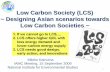 Low Carbon Society (LCS) ~ Designing Asian scenarios towards … · 2020. 2. 6. · Public awareness campaign ‐ to promote voluntary measures. Master plan for compact cities ‐