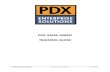PDX Sales Agent Training Manual 08212009