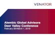 Alembic Global Advisors Deer Valley Conference/media/Files/V/Venator/... · 2019. 2. 28. · Alembic Global Advisors Deer Valley Conference February 28-March 1, 2019. General Disclosure