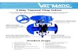 3-Way Tapered Plug Valves - Val Matic Valve Manufacturer · 2020. 11. 16. · The Val-Matic 3-Way Plug Valves are of the resilient seated type with a concentric acting tapered plug.