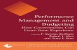 Performance Management and Budgeting: How Governments Can Learn from Experience (Transformational Trends in Governance and Democracy)