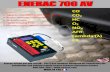 ENERAC 700 AV · 2021. 4. 20. · ENERAC 700 AV O O2 H O2 NOX AFR Lambda λ ER Highly Accurate NDIR O, O2 And H Sensors Wireless luetoothTM ommunication On- oard Printer Flexible