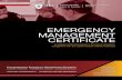 EMERGENCY MANAGEMENT CERTIFICATE - Justice Institute of British