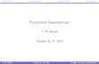 Functional Dependencies - Undergraduate Courses | Computer Science