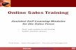 Online Sales Training brochure - John Sergeant Associates