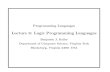 Programming Languages - Undergraduate Courses | Computer Science