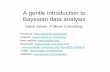 A gentle introduction to Bayesian data analysis