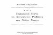Paranoid Style American Politics in - Columbia University in the