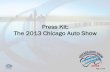 Press Kit: The 2013 Chicago Auto Show