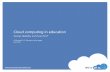 Cloud computing in education - Microsoft Home Page | Devices and