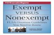 Exempt vs. Nonexempt