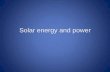 Solar energy and power - Shawnee Tribe