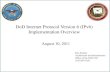 DoD Internet Protocol Version 6 (IPv6) Implementation Overview - NITRD