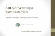 ABCs of Writing a Business Plan - Office of the City Treasurer