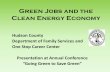 Green Jobs and the Clean Energy Economy