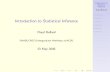 Introduction to Statistical Inference - Department of Statistical