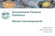 Government Finance Statistics Recent Developments