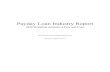 Payday Loan Industry Report