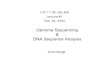 Genome Sequencing DNA Sequence Analysis