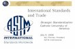 International Standards and Trade