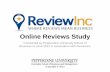 Online Reviews Study