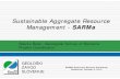 Sustainable Aggregate Resource Management - SARMa